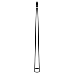 Vela afilada