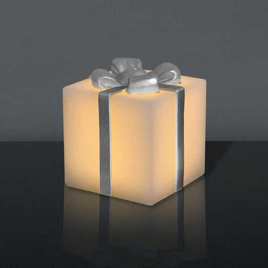 LED-present med silverrosett Stor 1 DeluxeHomeartShop Sverige