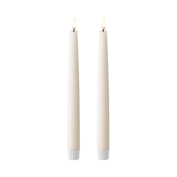 LED Crown light 2 ks, Ø 2,2 x 25 cm Ivory