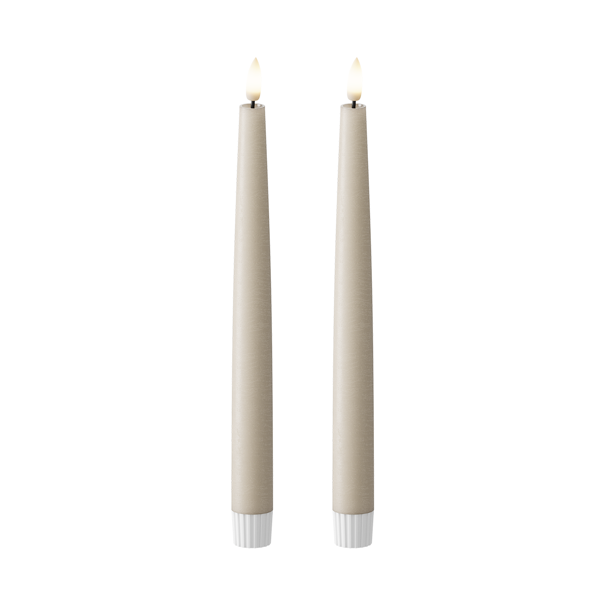 LED Kronljus 2 st, Ø 2,2 x 25 cm Sand