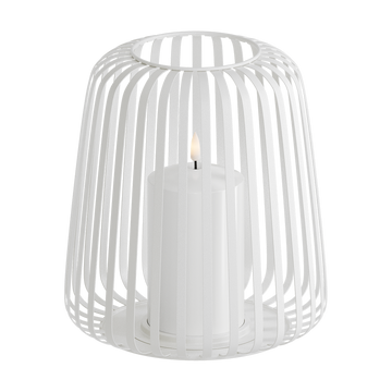LED latern Ø 20 x 22 cm Valge