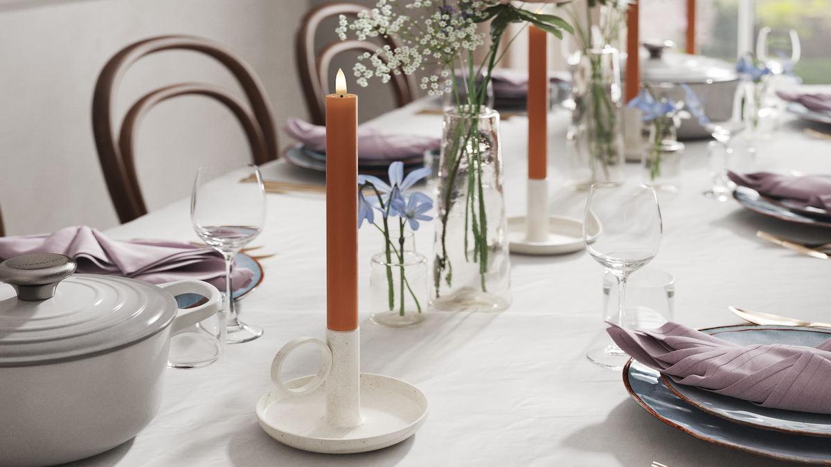 Naturlig tro LED Kronljus Med WetLook ™ -design