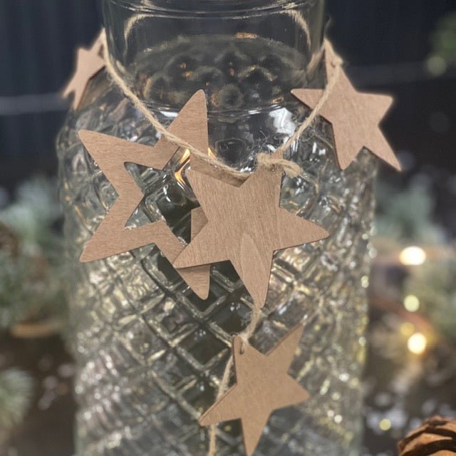 Dekorsnöre med stjärnor 1m Deluxe Homeart 1