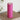 Deluxe Homeart LED Bloklys Ø 7,5 x 20 cm Magenta