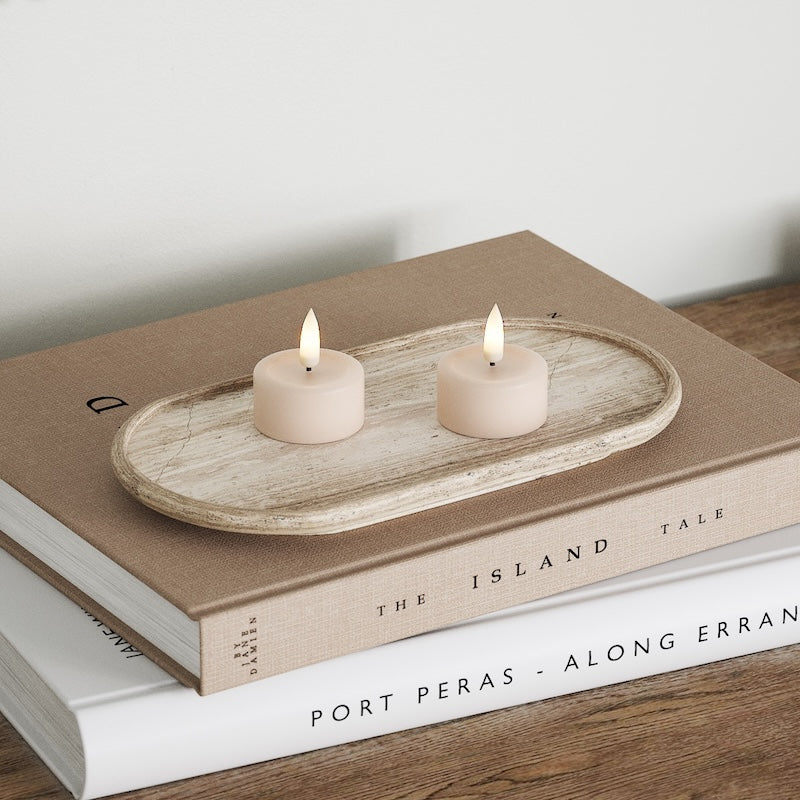 Deluxe Homeart LED Värmeljus 2 stycken Rose