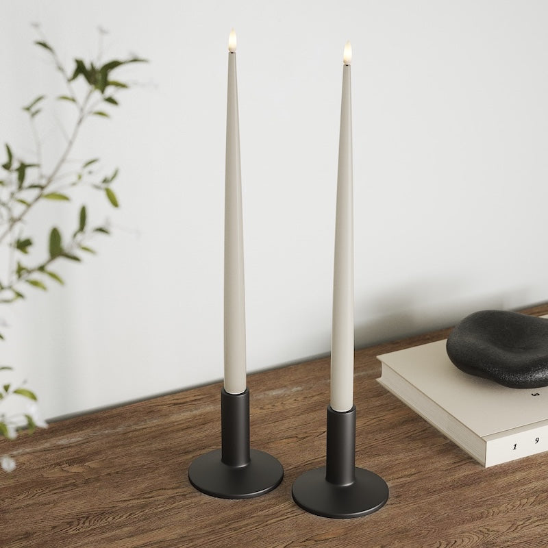 Deluxe Homeart LED Ljus Med Lack med Lack, 2 st 38 cm Sand LED Ljus Med Lack 2