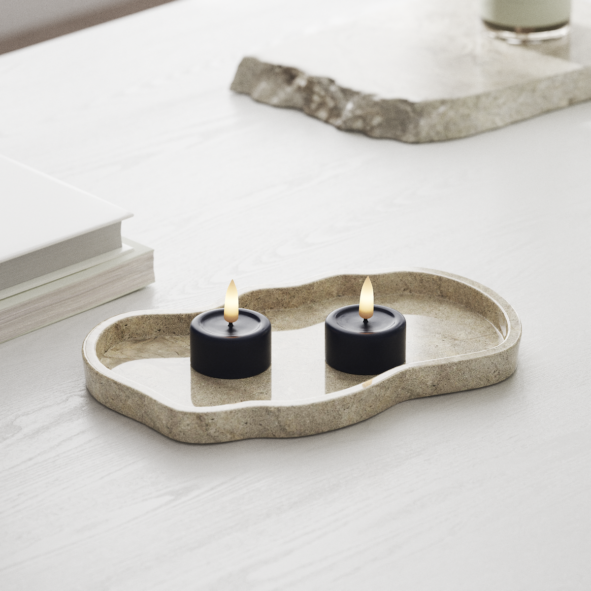 Deluxe Homeart LED Värmeljus 2 stycken Kungsblå LED Värmeljus 1