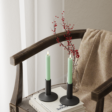 Deluxe Homeart LED Kronljus 2 st, Ø 2 x 15 cm Mint LED Kronljus 4