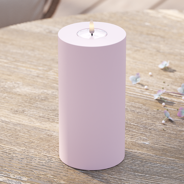 Deluxe Homeart Utomhus LED Blockljus Ø 10 x 20 cm Stövet röd LED utomhusljus Blockljus 2