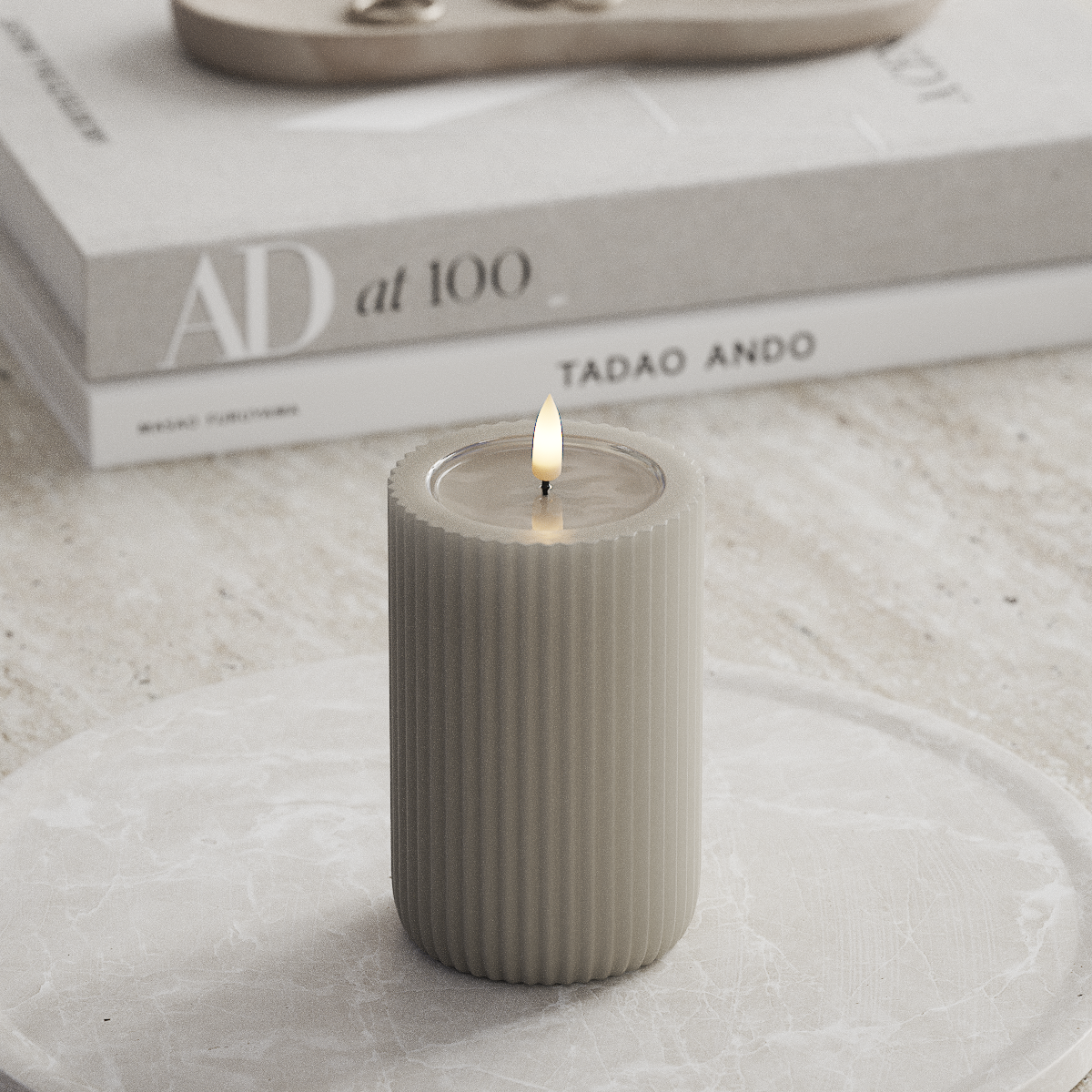 Deluxe Homeart Unique Φωτιστικό αυλάκωσης LED D 8 x 12,5 cm Άμμος unique φως αυλάκωσης 1